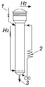 Реактор периодического действия для жидкофазного гидрирования