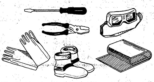 Индивидуальные средства защиты от электрического тока