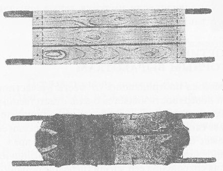Самодельные носилки из подручных материалов